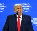 ترامب يتحدث أمام منتدى دافوس (الفرنسية)