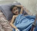 منذ 45 يرقد الطفل أحمد عطا الله فايد (9 أعوام) على سرير داخل أحد مستشفيات قطاع غزة عاجزًا عن الحركة