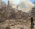 دمار عقب غارة إسرائيلية على أبنية في ضاحية بيروت الجنوبية (أرشيف)