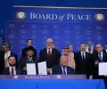 ترامب خلال إعلانه عن "مجلس السلام"