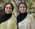 الشقيقتان الغزيتان تالا وفرح موسى