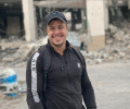 الرياضي بلال حرارة  ارتقى شهيدا مع زوجته وطفليهما في قصف إسرائيلي سوى منزلهم بالأرض دون سابق إنذار