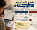 توزيع أرقام جلوس توجيهي 2026 الدورة الثانية: المواعيد والتعليمات الرسمية