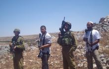 عصابات المستوطنين تحت حماية جيش الاحتلال