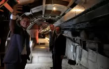 ‪النفق يمتد على طول 700 متر أسفل بلدة سلوان المقدسية‬ (رويترز)