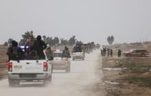 قوات الأمن السورية تدخل الحسكة (رويترز)