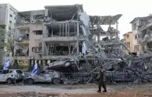 دمار خلفه قصف إيراني على تل أبيب (أرشيفية)