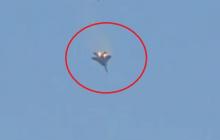 لحظة سقوط الطائرة الأمريكية