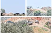 مستوطنون يشرعون بإقامة بؤرة استيطانية في بلدة بيت إكسا