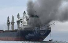 سفينة تجارية تعرضت لهجمات إيرانية في مارس الماضي