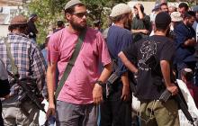 مستوطنون مسلحون قرب نابلس