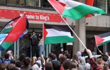 مظاهرة في لندن مؤيدة للفلسطينيين (أرشيف)