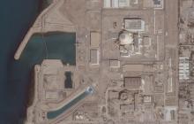 صورة جوية لمحطة بوشهر النووية