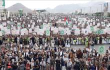 اليمن.. عشرات الآلاف يتظاهرون دعما لفلسطين وتضامنا مع لبنان وإيران