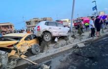 لقي ستة أشخاص مصرعهم وأصيب 22 آخرون، إثر حادث سير مروّع وقع على الطريق الرابط بين كركوك والسليمانية