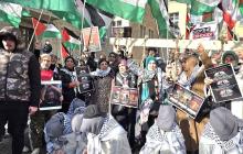 جانب من الوقفة الاحتجاجية في برلين