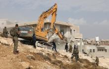 هدم منزل للفلسطينيين بالضفة (أرشيفية)
