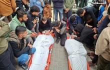 أهالي يودعون أبناءهم الذين ارتقوا شهداء في قصف الاحتلال على غزة