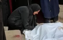 وداع شهداء ارتقوا في قصف الاحتلال على غزة