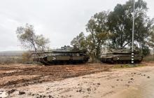 دبابات إسرائيلية داخل الحدود اللبنانية