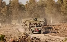 قوة تابعة لجيش الاحتلال الإسرائيلي، مؤلفة من نحو 20 سيارة عسكرية، توغّلت في قرية معرية الواقعة بريف درعا الغربي (أرشيفية)