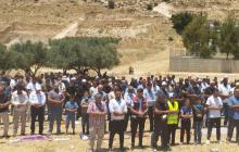 صلاة الجمعة في الأراضي المهددة بالمصادرة