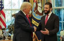 الرئيس السوري ونظيره الأمريكي دونالد ترامب