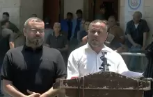 مؤتمر الإعلان عن حل لجنة الطوارئ الحكومية وإسناد إدارة غزة للجنة التكنوقراط