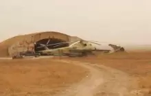 مطار أبو الظهور العسكري في ريف إدلب الشرقي شمالي سورية (أرشيف)