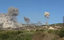 جانب من قصف إسرائيلي سابق على جنوبي لبنان (أرشيف)