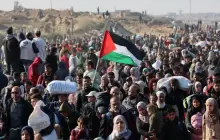 الغزيون يرفضون مخططات التهجير الإسرائيلية (أرشيف)