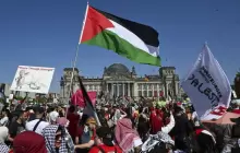 مظاهرة في برلين داعمة لفلسطين (أرشيف)