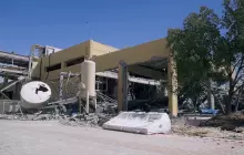 أضرار جسيمة في قاعدة العديد الأمريكية في قطر