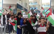 وقفة في مخيم عين الحلوة لمطالبة "أونروا" بتسريع ترميم المدارس