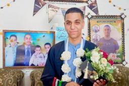 الشاب وسيم تمراز الناجي الوحيد من مجزرة عائلته شمال النصيرات