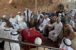 صورة أرشيفي للهيئة العليا لشؤون العشائر خلال القيام بدورها في المصالحة المجتمعية