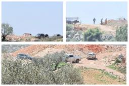 مستوطنون يشرعون بإقامة بؤرة استيطانية في بلدة بيت إكسا