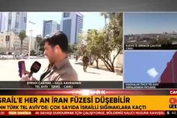 قوات الاحتلال تعتقل طاقم قناة CNN Türk أثناء بث مباشر لتوثيق سقوط الصواريخ الإيرانية وتقتادهم للتحقيق