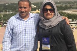 الحاجة نائلة رشيد وزوجها الشهيد