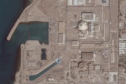 صورة جوية لمحطة بوشهر النووية