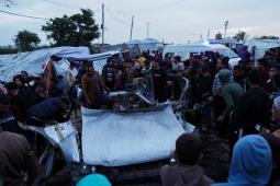 استهداف الاحتلال مركبة للشرطة في غزة