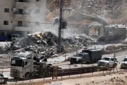 صورة أرشيفية من عمليات الهدم الإسرائيلية في القدس المحتلة