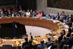 فيتو روسي صيني يُفشل مشروع قرار بحريني بشأن مضيق هرمز