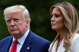 الرئيس الأمريكي دونالد ترامب وزوجته
