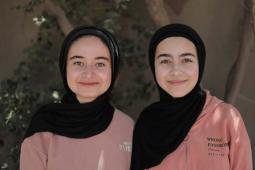 الشقيقتان الفلسطينيتان تالا وفرح موسى