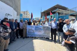 أعرب فلسطينيون عن تضامنهم الكامل وشكرهم لقافلة الصمود