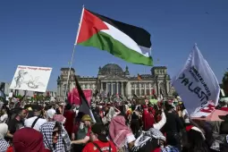 مظاهرة في برلين داعمة لفلسطين (أرشيف)