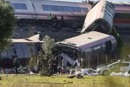 مصرع 46 شخصًا على الأقل في حادث تصادم قطارين بإسبانيا