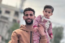 نجم نادي خدمات رفح، اللاعب الشهيد رشيد وليد محمود النمس