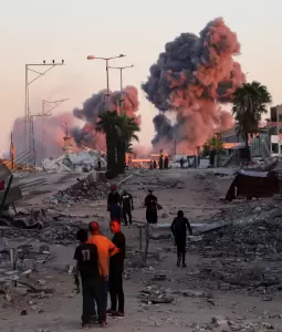 غارات جوية إسرائيلية على قطاع غزة (أرشيفية)